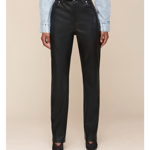 Women’s Faux Leather Pant - Picture 4 of 4